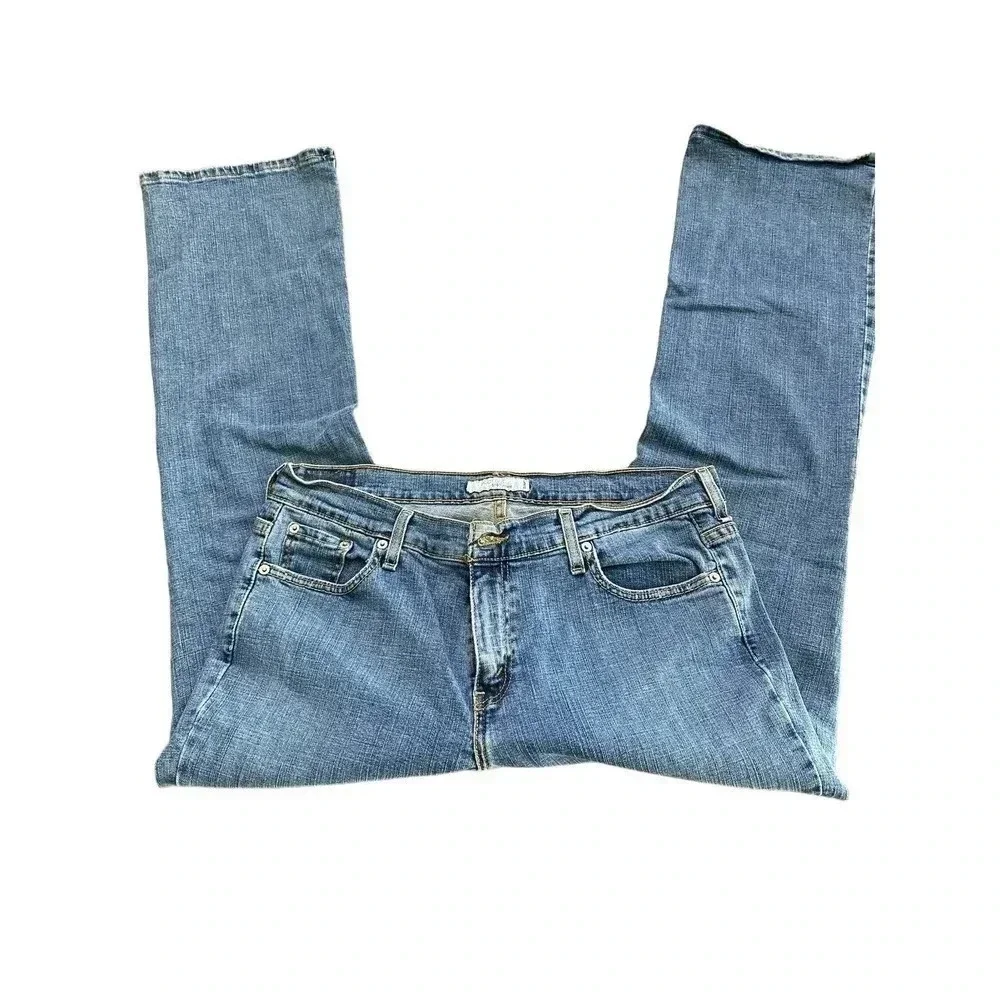 Levi's 515 Women's Blue Low Rise Bootcut Flare Leg Denim Jean 14